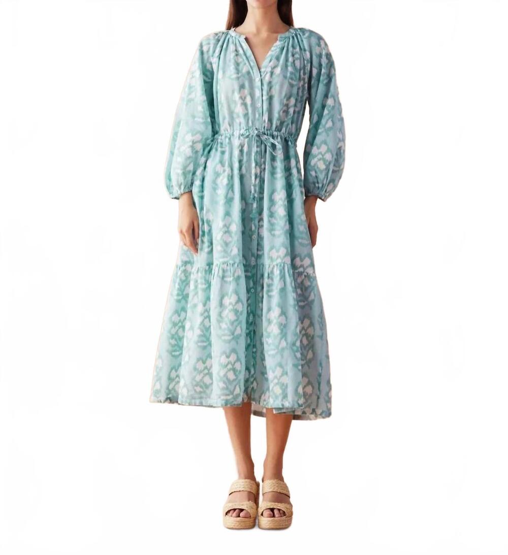 NEW OMIKA emerson midi dress in millie bora bora